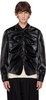 Black Product. 21 Faux-Leather Jacket