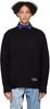 Black Fluic Sweater