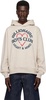 Beige Heart & Mind Stencil Hoodie