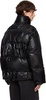 Black Gathered Down Jacket