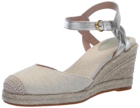 Cole Haan Women's Cloudfeel Espadrille Wedge II Sandal, 80mm