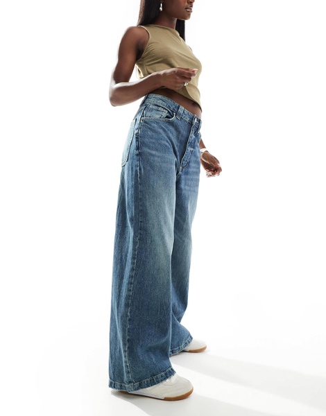 Cotton On super baggy jeans in blue dusk denim