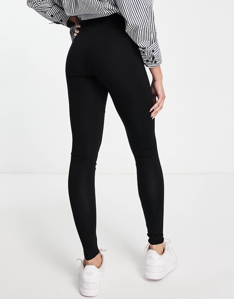 ASOS DESIGN Tall leggings in black