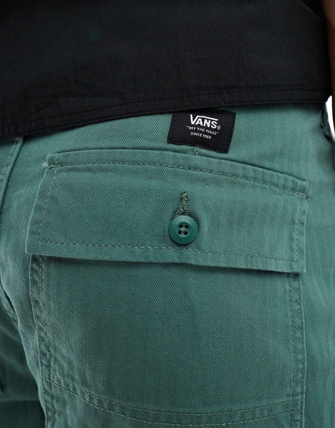 Vans fatigue loose tapered pants in dark green