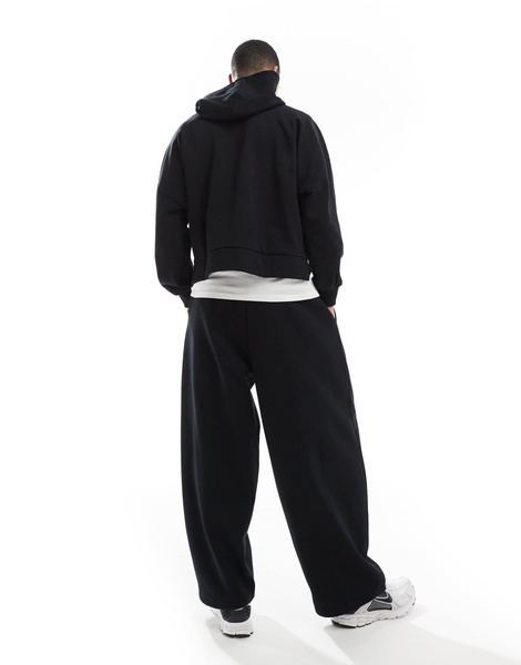 ASOS DESIGN heavyweight oversized balloon sweatpants with seam detail in black