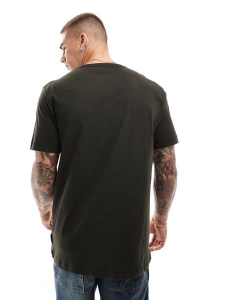 French Connection classic short sleeve t-shirt in dark green