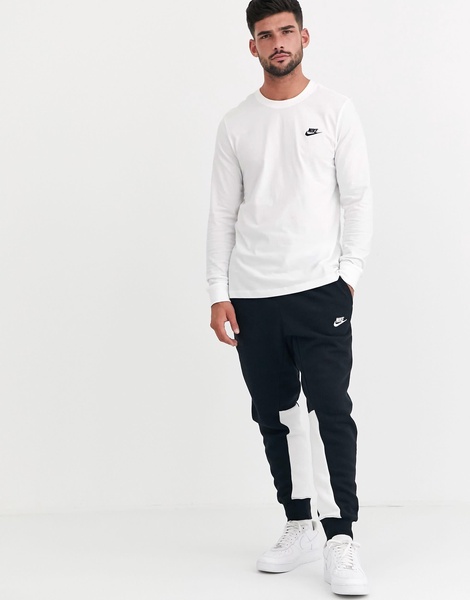 Nike Club long sleeve t-shirt in white