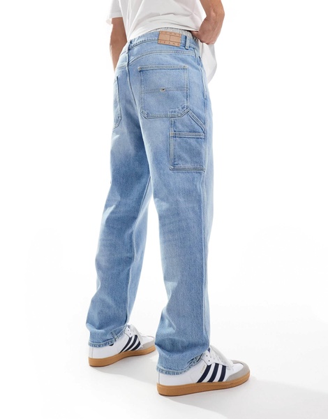 Tommy Jeans skater carpenter jeans in light wash