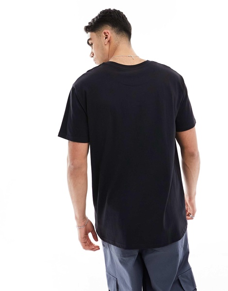 Brave Soul oversized t-shirt in black