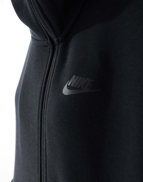 Nike tech fleece oversized jacket in black