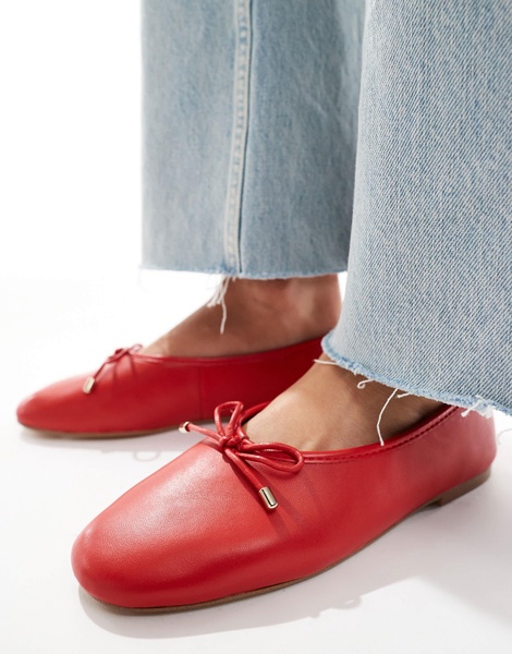 ALDO Joselie ballet flats in red leather