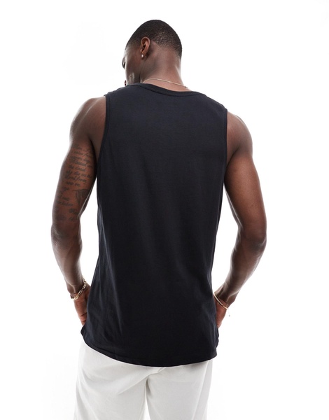 Threadbare decks embroidery tank in black