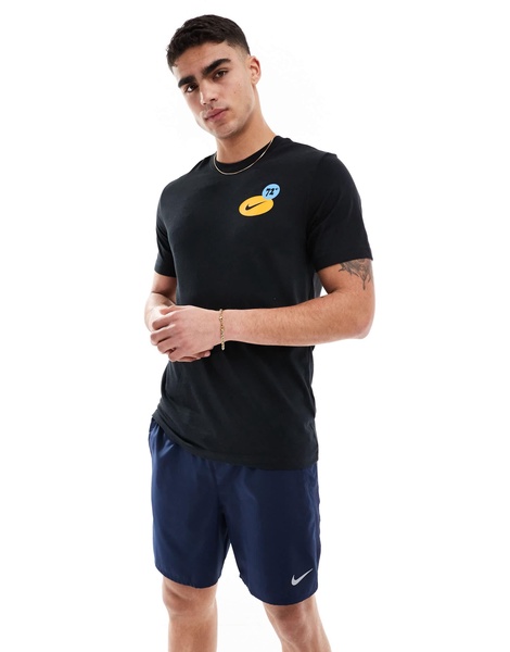 Nike Training Dri-FIT back print t-shirt in black