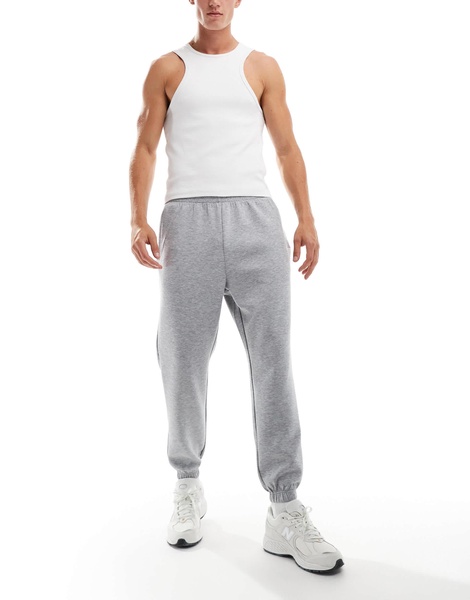 ASOS 4505 Icon quick dry tapered fit performance joggers in heather gray