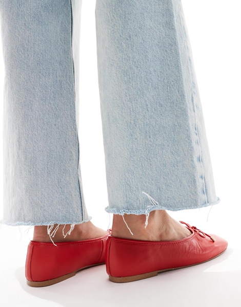 ALDO Joselie ballet flats in red leather