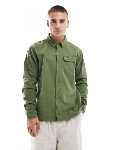 Columbia Flare-Gun corduroy shirt in green