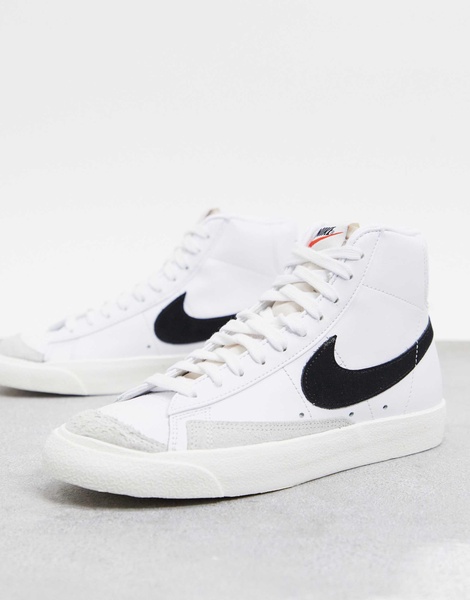 Nike Blazer Mid '77 vintage sneakers in white/black