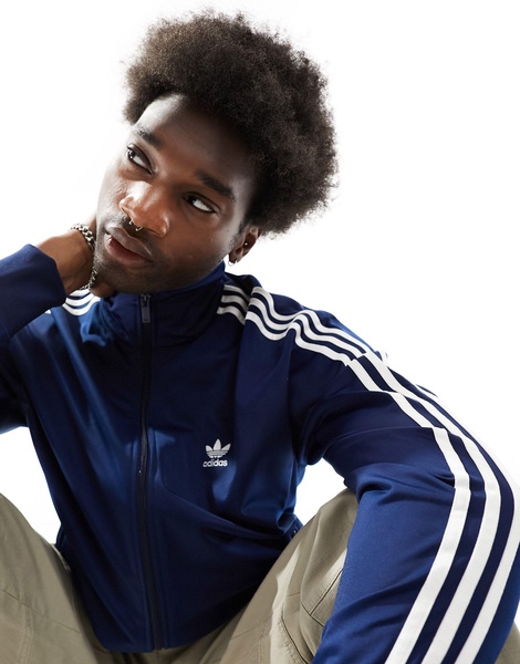 adidas Originals adicolor firebird tracktop in navy