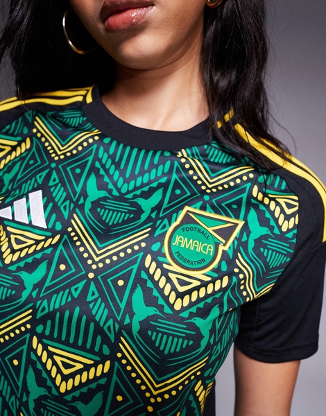 adidas Football Jamaica 2024/2025 unisex home jersey in black