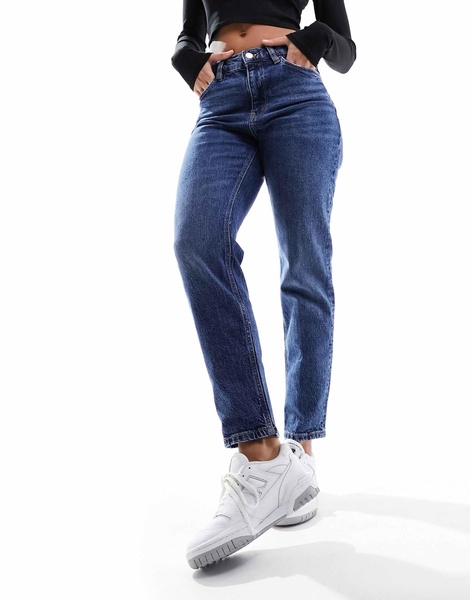 Mango relaxed mom jeans in washed blue