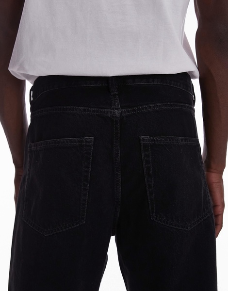 ARKET Coast relaxed tapered jeans in black