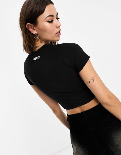 Nike Streetwear baby tee in black