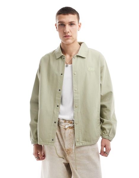 Vans Torrey canvas coach jacket in stone