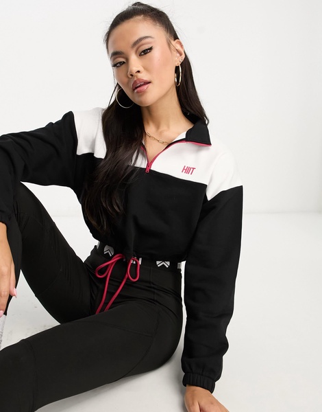 HIIT color block track jacket