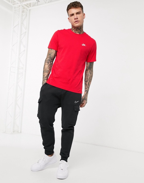 Nike Club unisex T-shirt in red