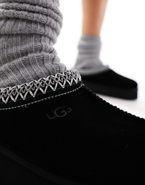 UGG Tazz shearling lined platform shoes in black