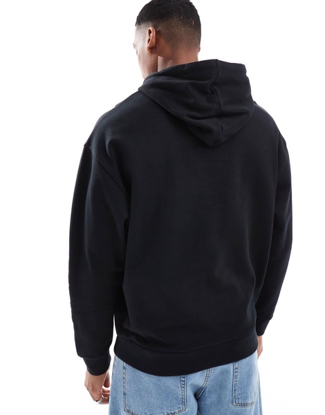 ASOS DESIGN essential oversized hoodie in black