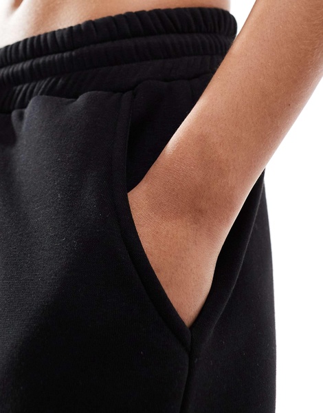 Noisy May wide leg sweatpants in black - part of a set