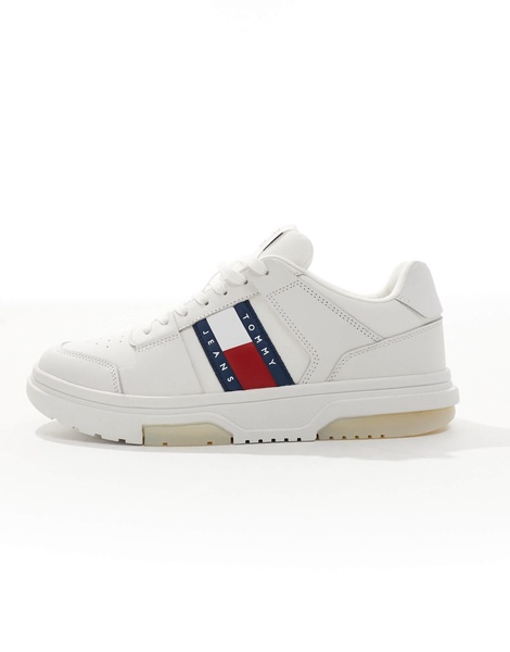 Tommy Jeans Brooklyn flag sneakers in white