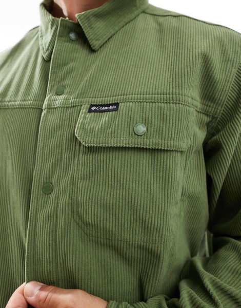 Columbia Flare-Gun corduroy shirt in green