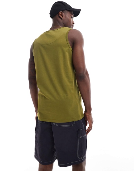 Brave Soul classic tank top in sea kelp green