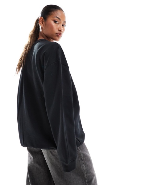 adidas Originals essential oversized sweatshirt in black