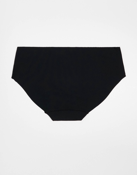 Cotton On invisible bikini brief 5 pack in black frappe