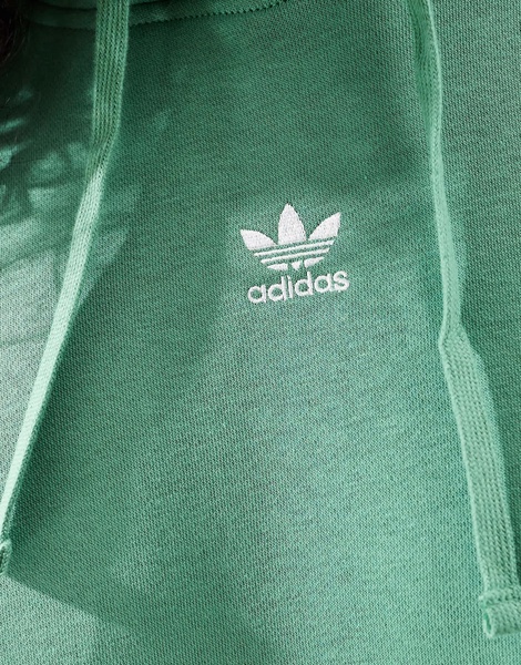 adidas Originals essential oversized hoodie in green