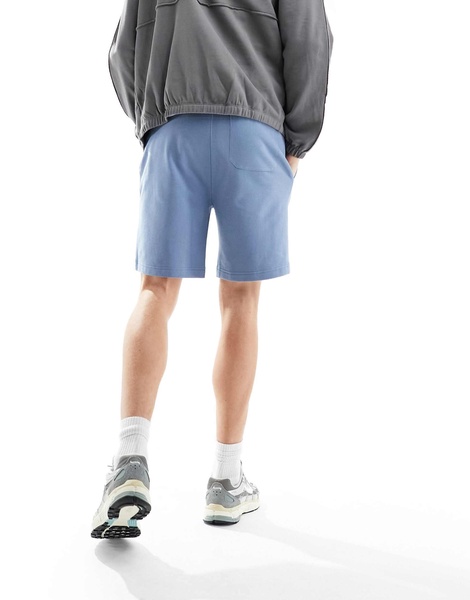 Brave Soul jersey shorts in steel blue