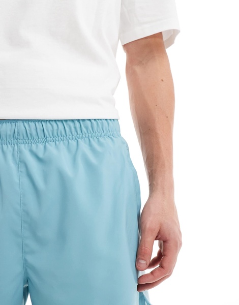 Nike Running Challenger Dri-FIT 5 inch shorts in light blue