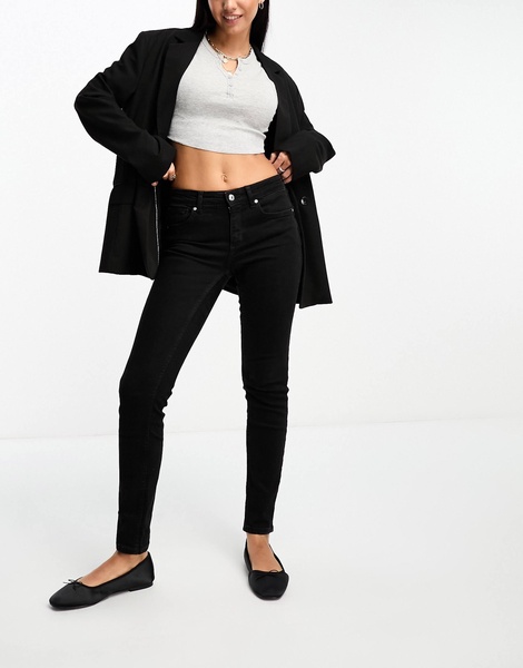 Mango skinny jeans in black