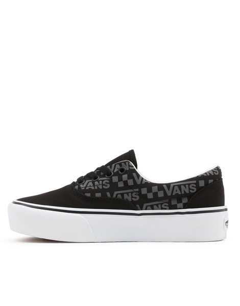 Vans Era Platform Reflective Logo sneakers in black