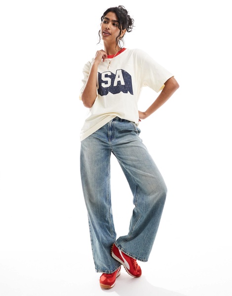 Cotton On oversized USA T-shirt