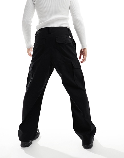 Tommy Jeans Aiden cargo pants in black