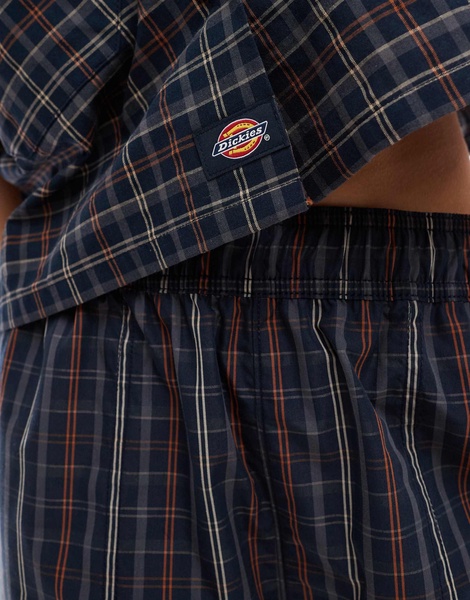 Dickies Surry shirt with plaid print in navy