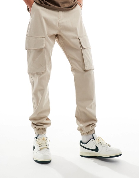 French Connection smart chino pants in stone