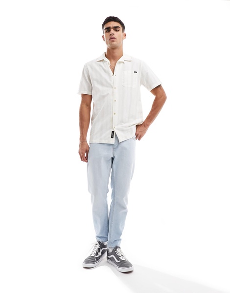 Vans short sleeve shirt in white