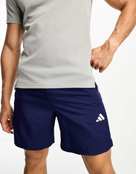 adidas Training Essential woven shorts in black