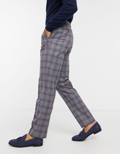 Ted Baker Dorlnt slim-fit debonair check smart pants