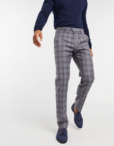 Ted Baker Dorlnt slim-fit debonair check smart pants